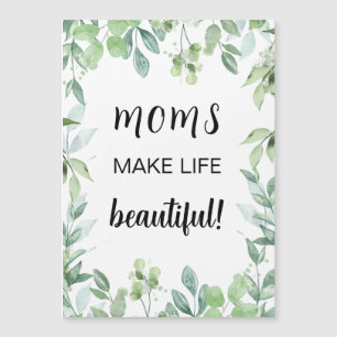 Mothers Day Word Art With Foliage