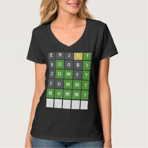 Mother's Day  Word Guessing Game Mum Of Nursing To T-Shirt