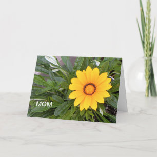 Mother's Day, Yellow Flower Card