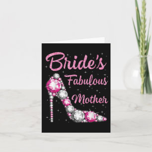 Mothers Fabulous Bride Happy Wedding Married Day V Card