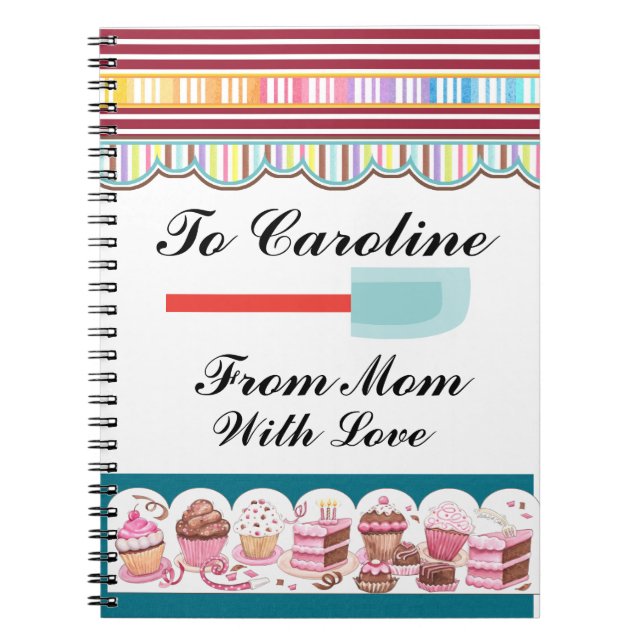 Mother's Favourite Recipes - SRF Spiral Notebook (Front)