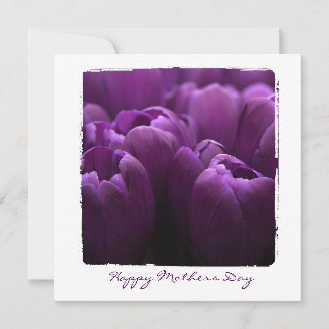 Mothers flower photography flat cards (Front)