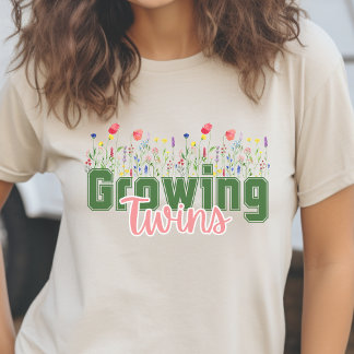 Mother's Garden, growing twins, twin mom club,  Tri-Blend Shirt