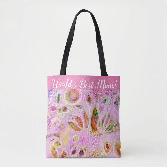 Mother's Garden Personalized Tote (Front)