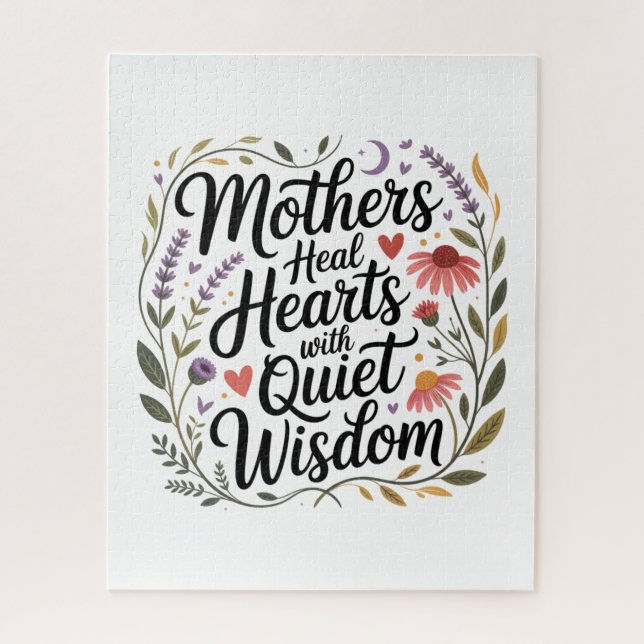 Mothers Heal Hearts With Quiet Wisdom Jigsaw Puzzle (Vertical)