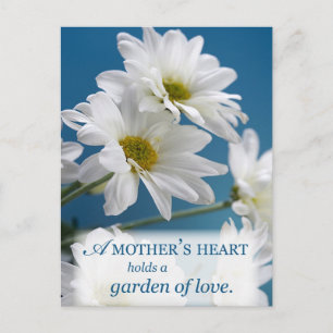 Mother's Heart Holds a Garden of Love Postcard