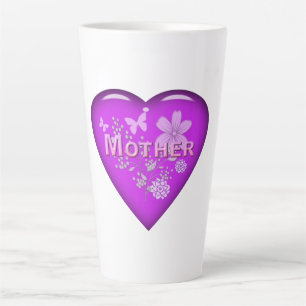 Mother's Heart Latte Mug