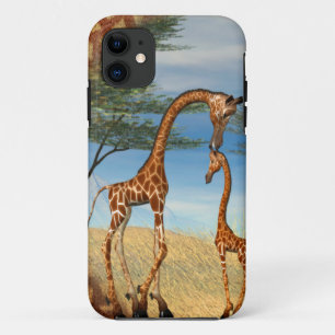 Mother's Love Giraffe Case-Mate iPhone Case