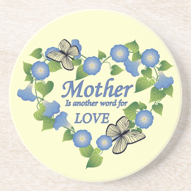 Mother's Love Heart Coaster (Front)