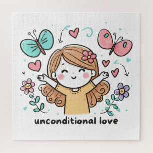 Mother's Love Is Unconditional Love Jigsaw Puzzle