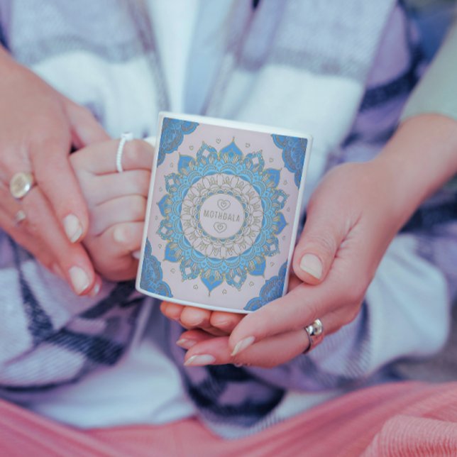 Mother's Love Mandala Mod Floral  Coffee Mug (Creator Uploaded)