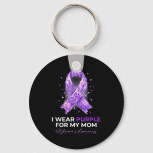 Mothers mama wear purple for mum alzheimer’s key ring
