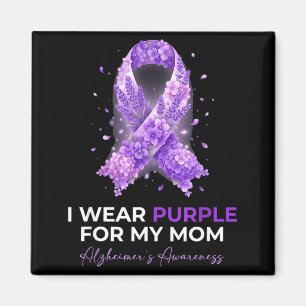Mothers mama wear purple for mum alzheimer’s magnet