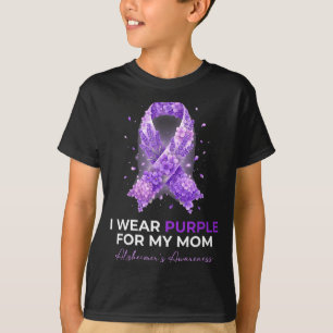 Mothers mama wear purple for mum alzheimer’s T-Shirt