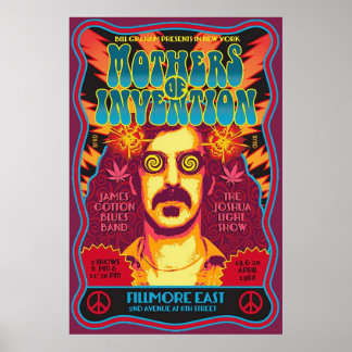 MOTHERS OF INVENTION CONCERT POSTER