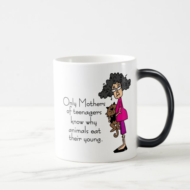 Mothers of Teenagers Magic Mug (Right)
