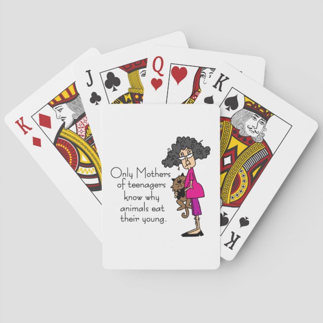 Mothers of Teenagers Playing Cards (Back)