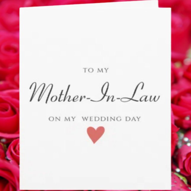 Mothers of the Bride or Groom, Thank You Wedding  Card (Creator Uploaded)