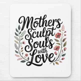 Mothers Sculpt Souls With Love Mouse Pad