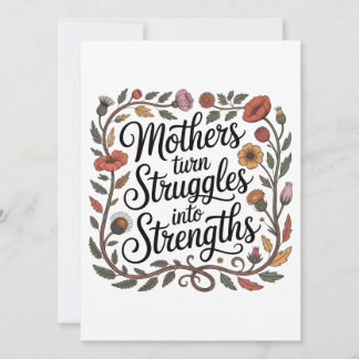 Mothers Turn Struggles Into Strengths Invitation