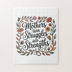 Mothers Turn Struggles Into Strengths Jigsaw Puzzle