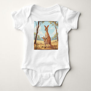 Mother's Warm Hug in the Wild Baby Bodysuit