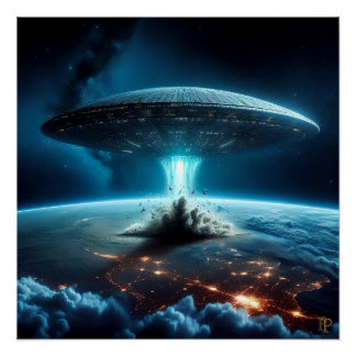 Mothership Arrives Poster