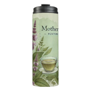 Motherwort Rea Design AI art Thermal Tumbler