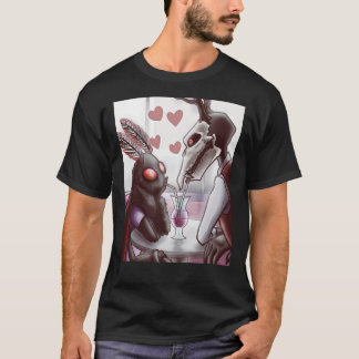 Mothman and Jersey Devil On a Date  Graphic T-Shir T-Shirt