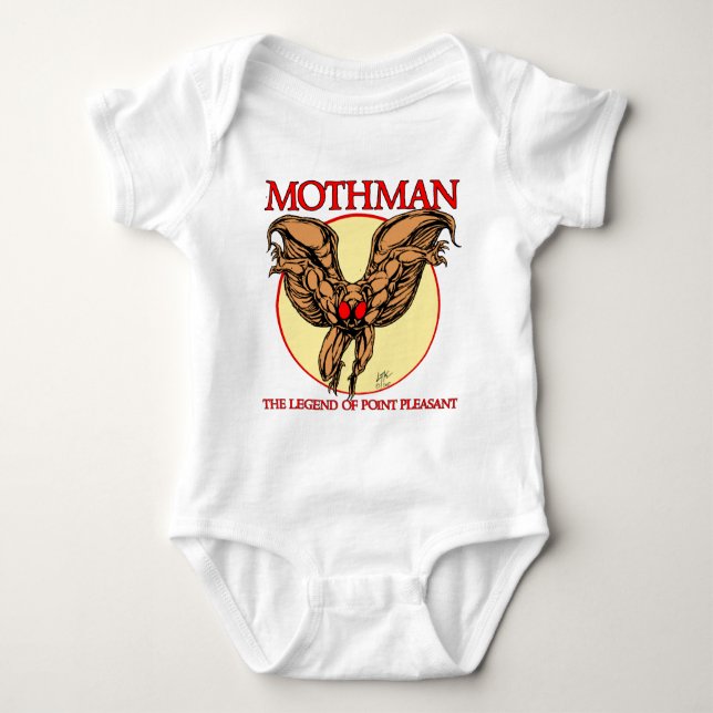 Mothman Baby Bodysuit (Front)