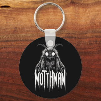 Mothman Cryptid Horror Gothic Paranormal Creature Key Ring