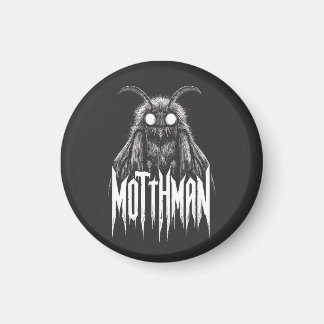 Mothman Cryptid Horror Gothic Paranormal Creature Magnet