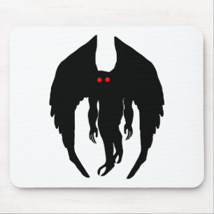Mothman Cryptid Mouse Pad