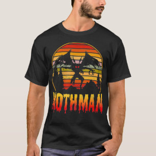 Mothman Cryptid Vintage Sunset T-Shirt