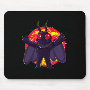 Mothman Cute Cryptid Creatures Point Pleasant WV R Mouse Pad