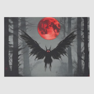 Mothman Decoupage Cryptid Decoupage Tissue Paper