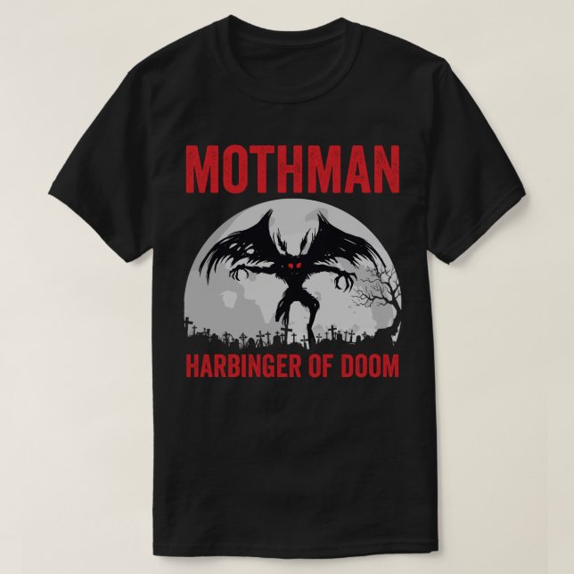Mothman Harbinger Of Doom T-Shirt (Design Front)