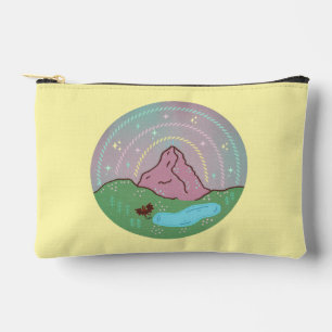 Mothman Home Planet Cryptid Cosmic Folklore Art Accessory Pouch