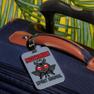 Mothman Is My Spirit Animal Luggage Tag
