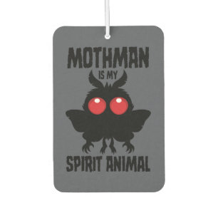 Mothman Is My Spirit Animal Silhouette Car Air Freshener