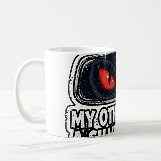 Mothman Meme — Other Car Coffee Mug (Left)