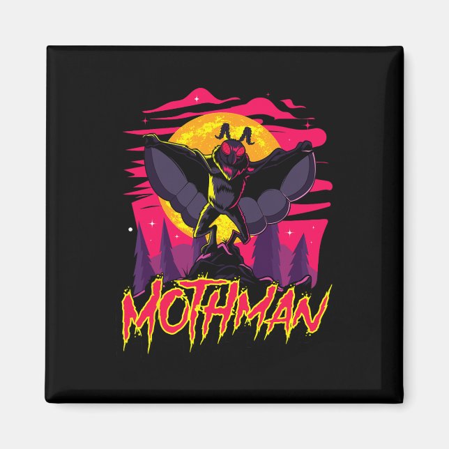 Mothman Movie Fun Cryptid Halloween Myth Monster C Magnet (Front)