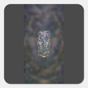 Mothman Mushroom Forest Twilight Sticker