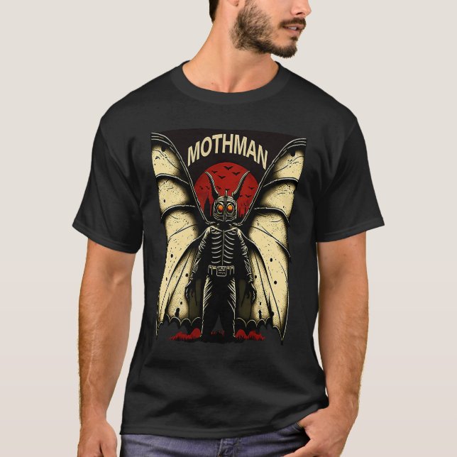 Mothman  Mysterious Winged Creature  1 T-Shirt (Front)