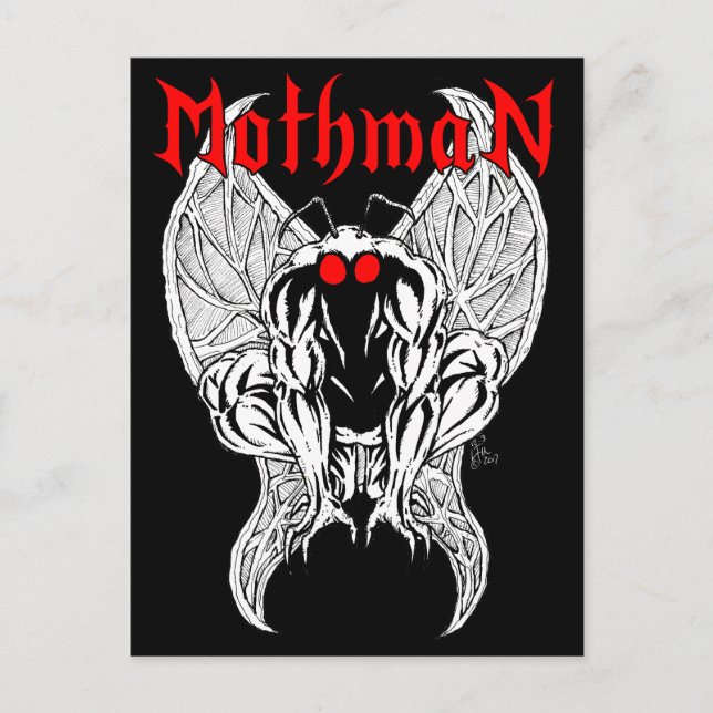 Mothman Postcard (Front)