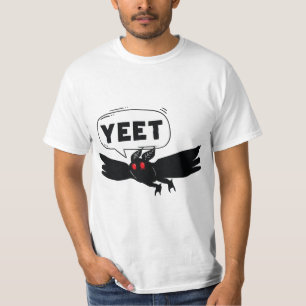 Mothman Says 'Yeet' Funny Cute Cryptid  T-Shirt