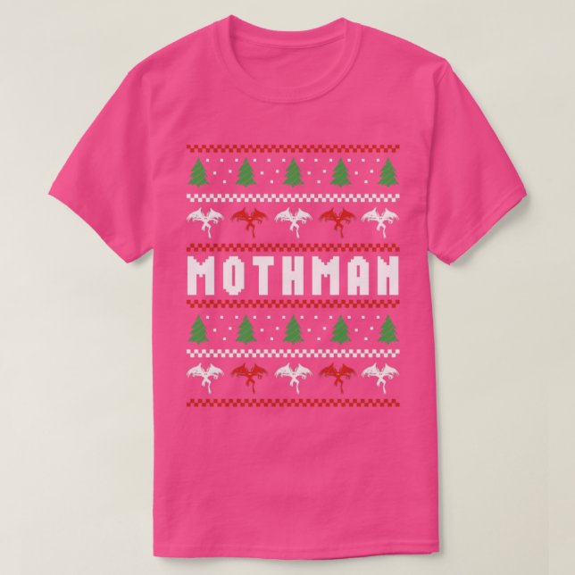 Mothman Ugly Christmas Sweater (Design Front)