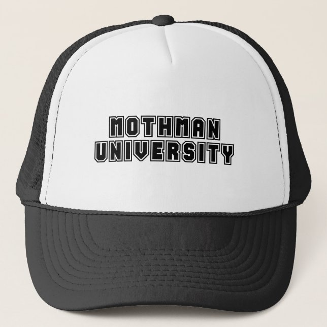Mothman University Trucker Hat (Front)