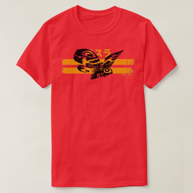 MOTHRA STRIPES T-Shirt (Design Front)