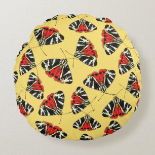 Moths 3 round cushion